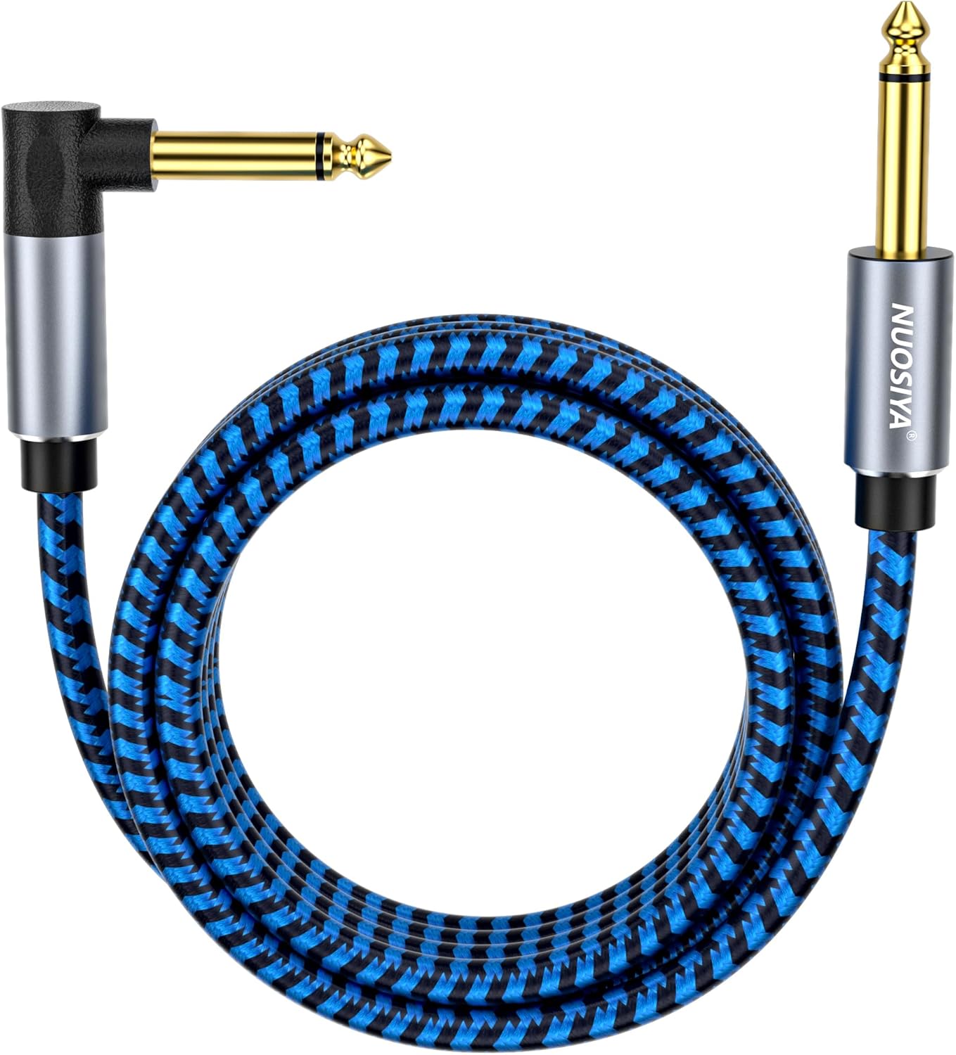 NUOSIYA 20ft Braided Guitar Cable: Superior Connectivity!