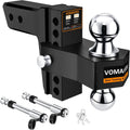Adjustable Trailer Hitch Drop for 2.5-In Receiver - 6in Drop/Rise Dual