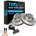 TRQ Front Brake Pad & Rotor Kit Compatible with 1992-2002