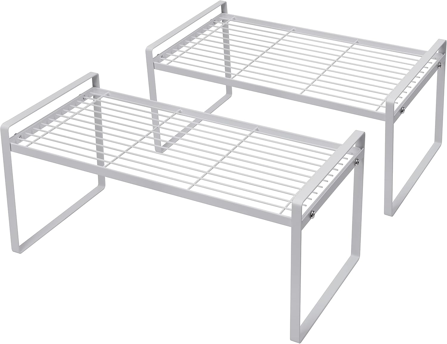 2Pack Cabinet Shelf Organizer for Kitchen and Bathroom Storage