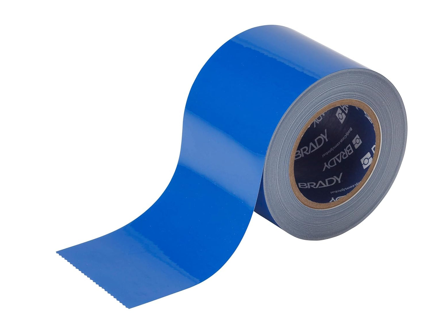 Brady ToughStripe Floor Marking Tape - Durable Blue 4 in x 100 ft