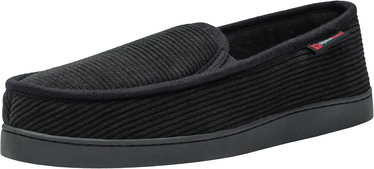 Alpine Swiss Wide Mens Slippers for Comfort and Style