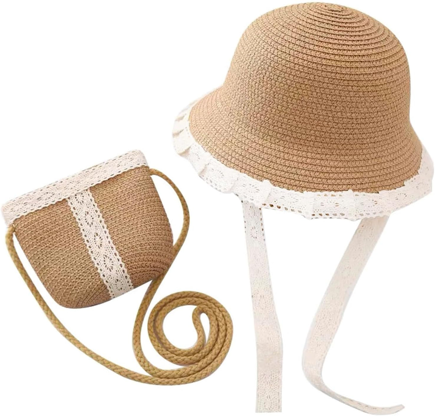 Sun-Safe Toddler Straw Hat by Clobeau