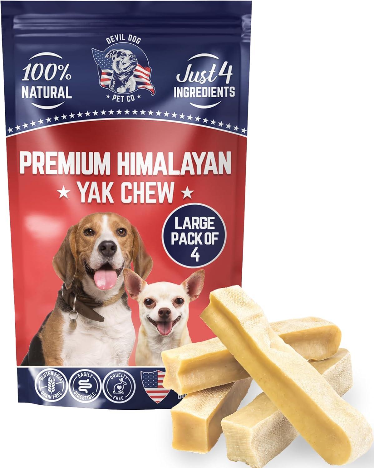 Himalayan Yak Cheese Dog Chews for Healthy Chewing Experience