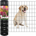 Black PVC Coated Welded Wire Fence 24 in x 25 ft - Garden Border