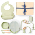Set of Silicone Baby Feeding Essentials 6 in 1 - Montessori Suction