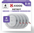Kidde Hardwired Smoke & Carbon Monoxide Detector 4 Pack - 10-Year