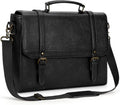 Messenger Bag for Men 15.6 in Vintage Leather Laptop Bag - Durable