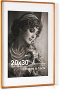 20x30 Poster Frame Teak Wood with HD Tempered Glass - Handcrafted