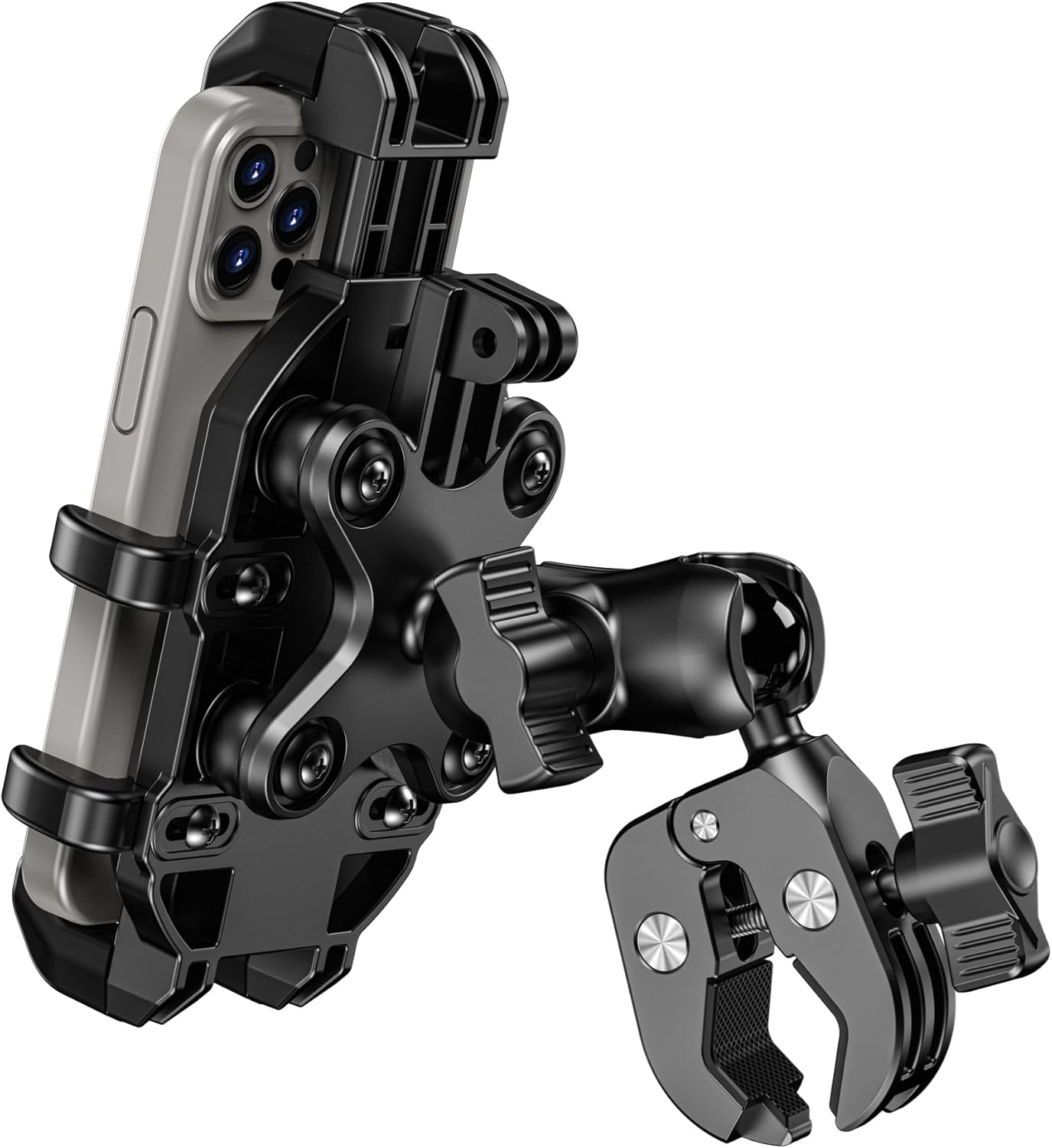 BRCOVAN Motorcycle Phone Mount Holder with Vibration Dampener
