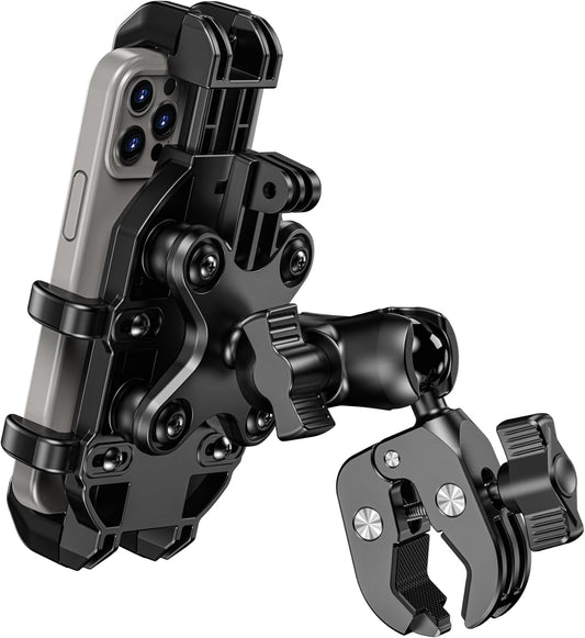 BRCOVAN Motorcycle Phone Mount Holder with Vibration Dampener