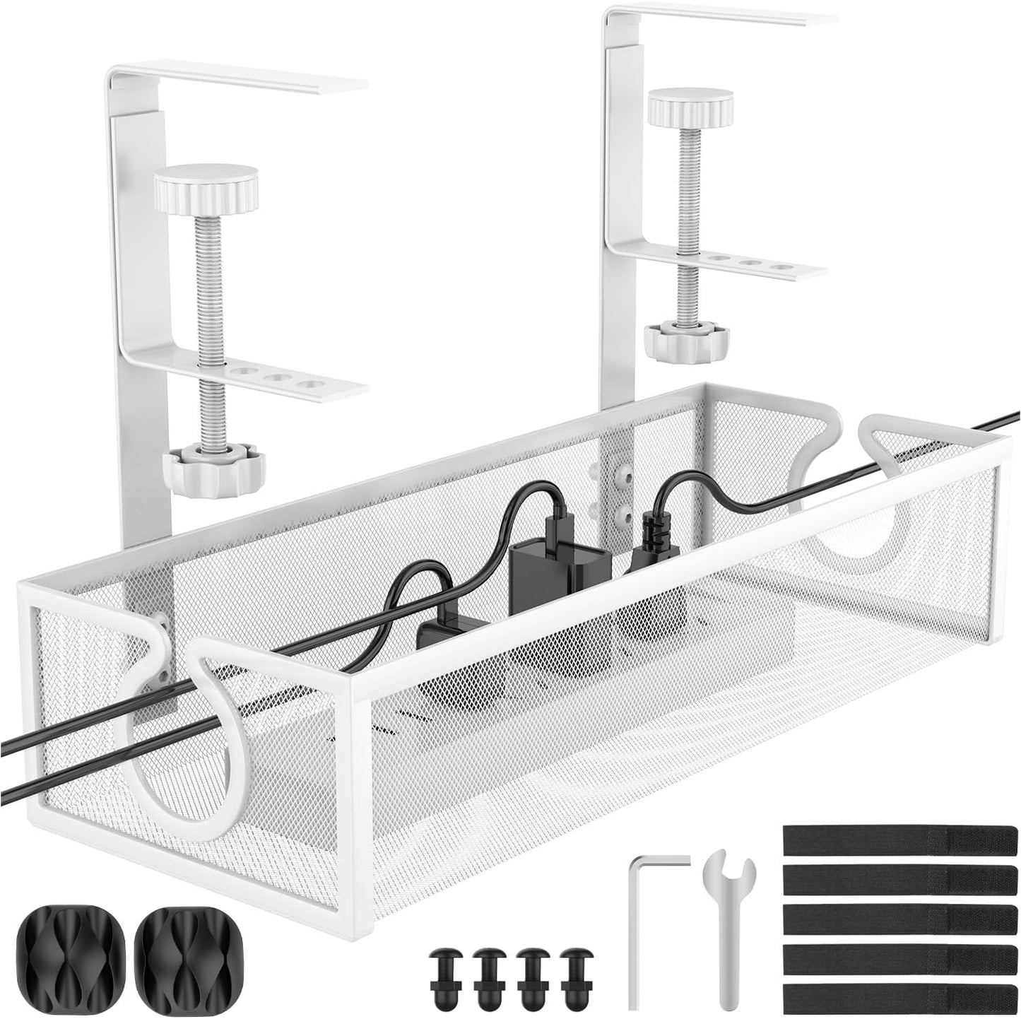 REFLYING Cable Management Tray: Neat Under Desk Solution