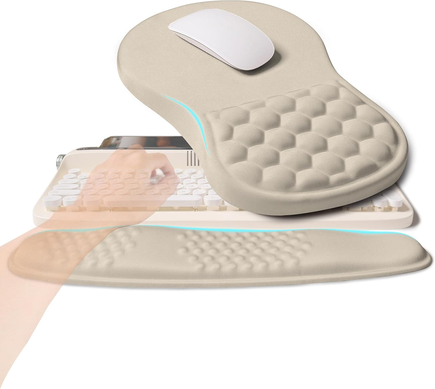 2-in-1 Ergonomic Set for Wrist Support and Comfort Relief