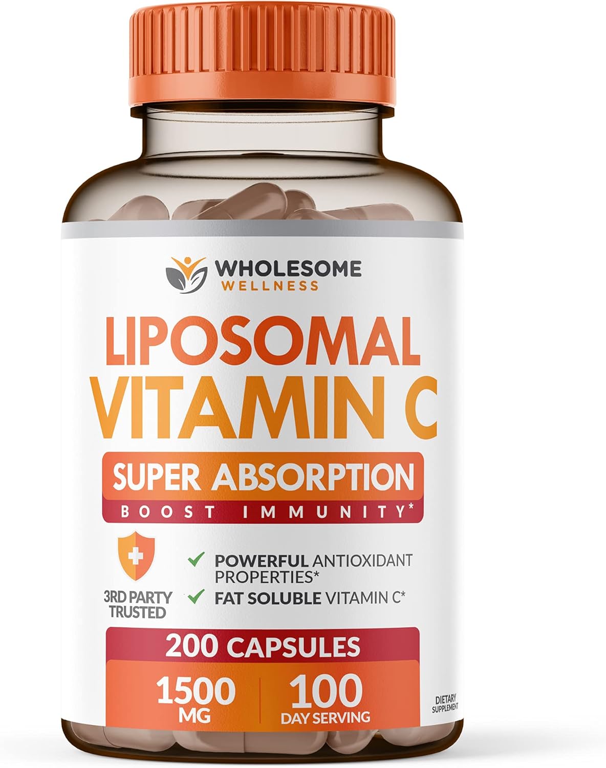 Liposomal Vitamin C Capsules for Immune Support and Absorption