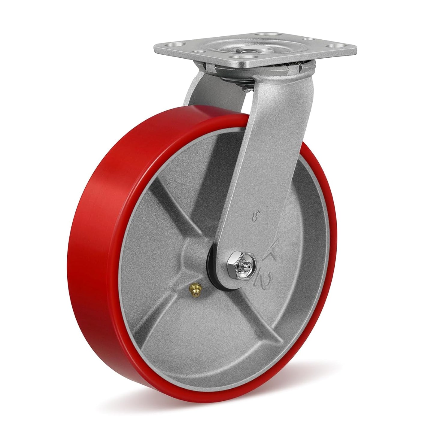 8 X 2 Heavy Duty Casters for Industrial Use - 1500 Lb Capacity