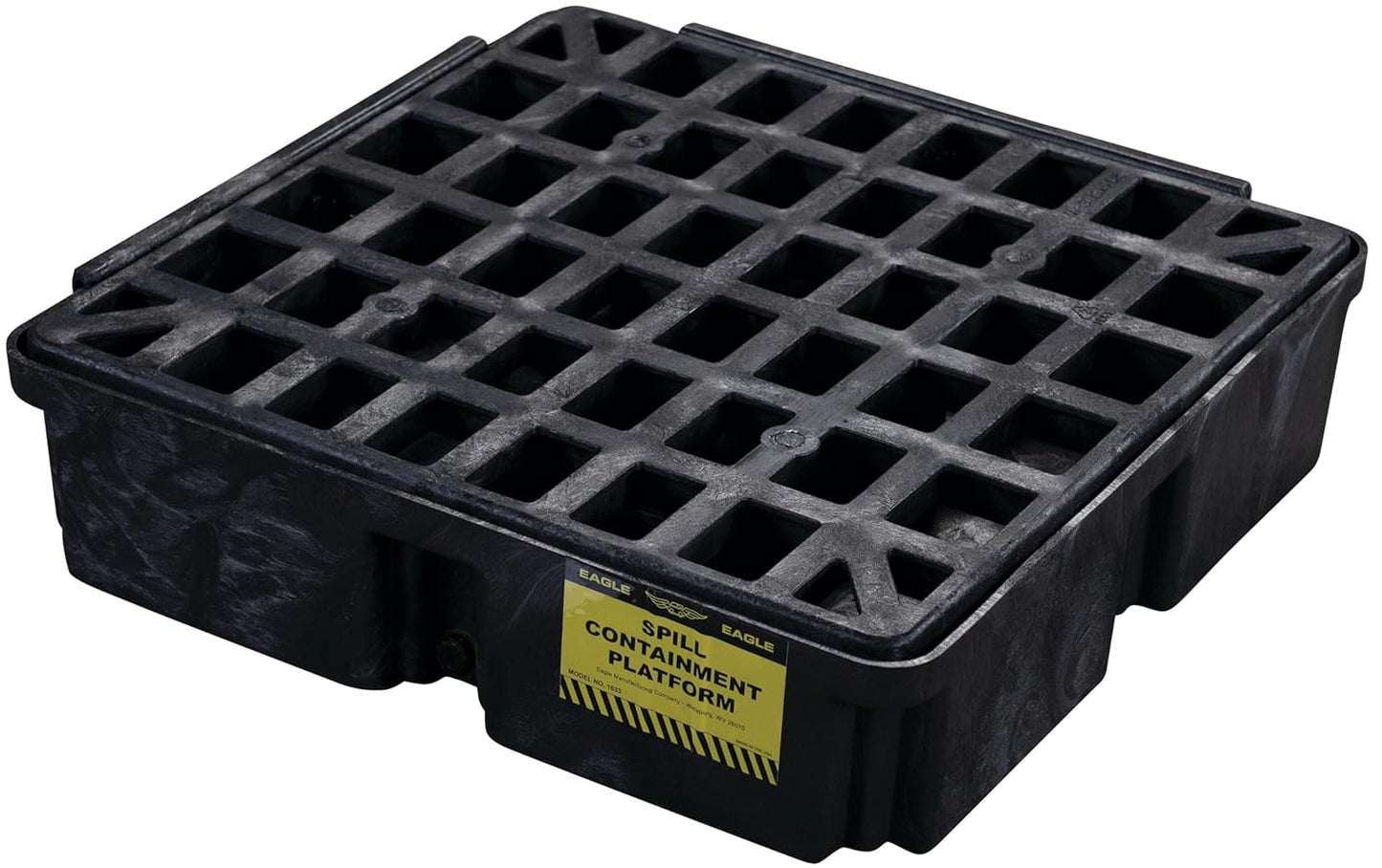 Eagle One Drum Modular Spill Platform with Drain for Safety