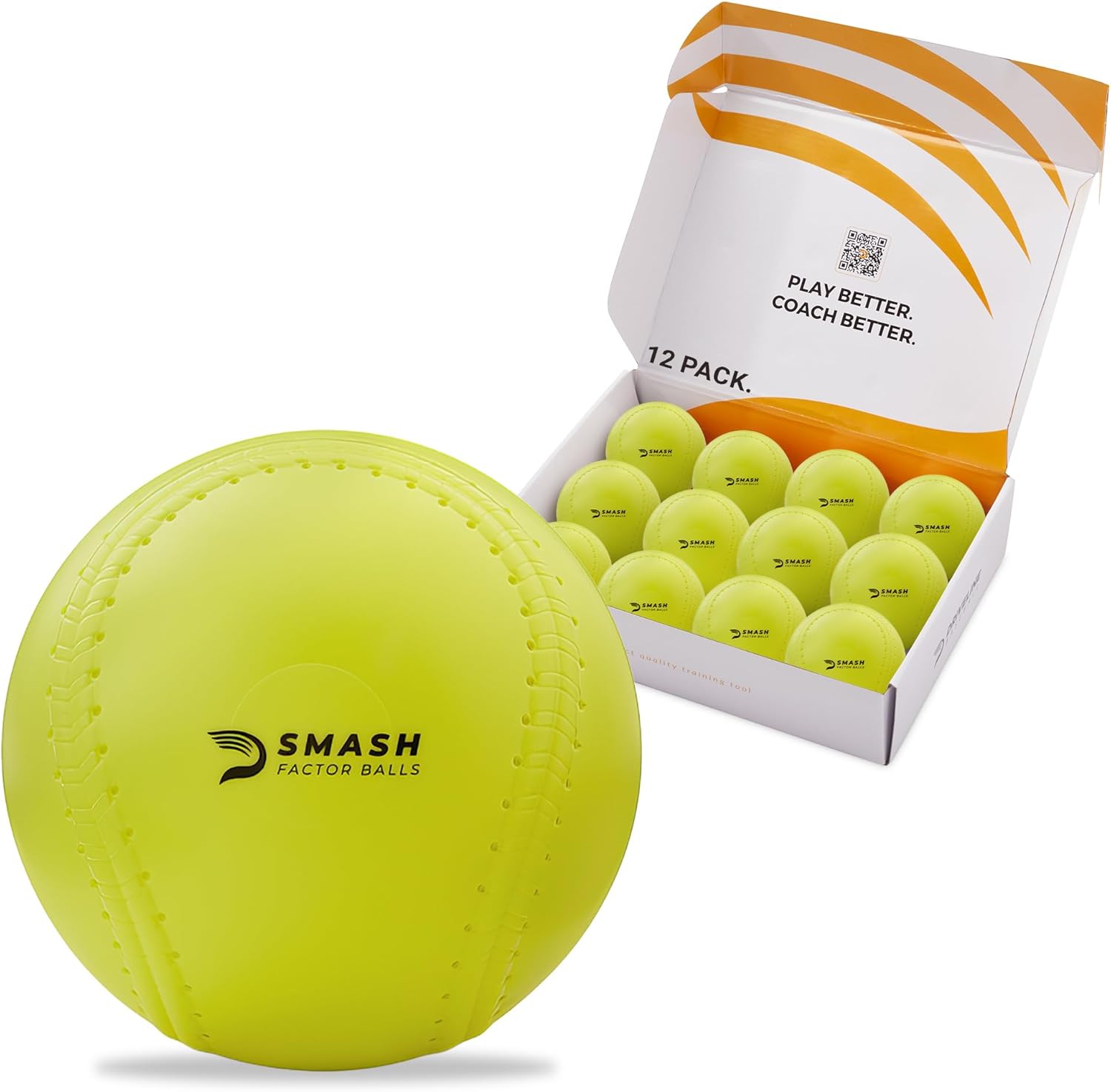 Smash Factor Softballs for Realistic Hitting Practice Training