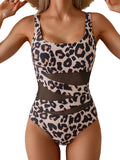 Mesh One Piece Swimsuit Tummy Control - Slimming Push-Up Swimwear