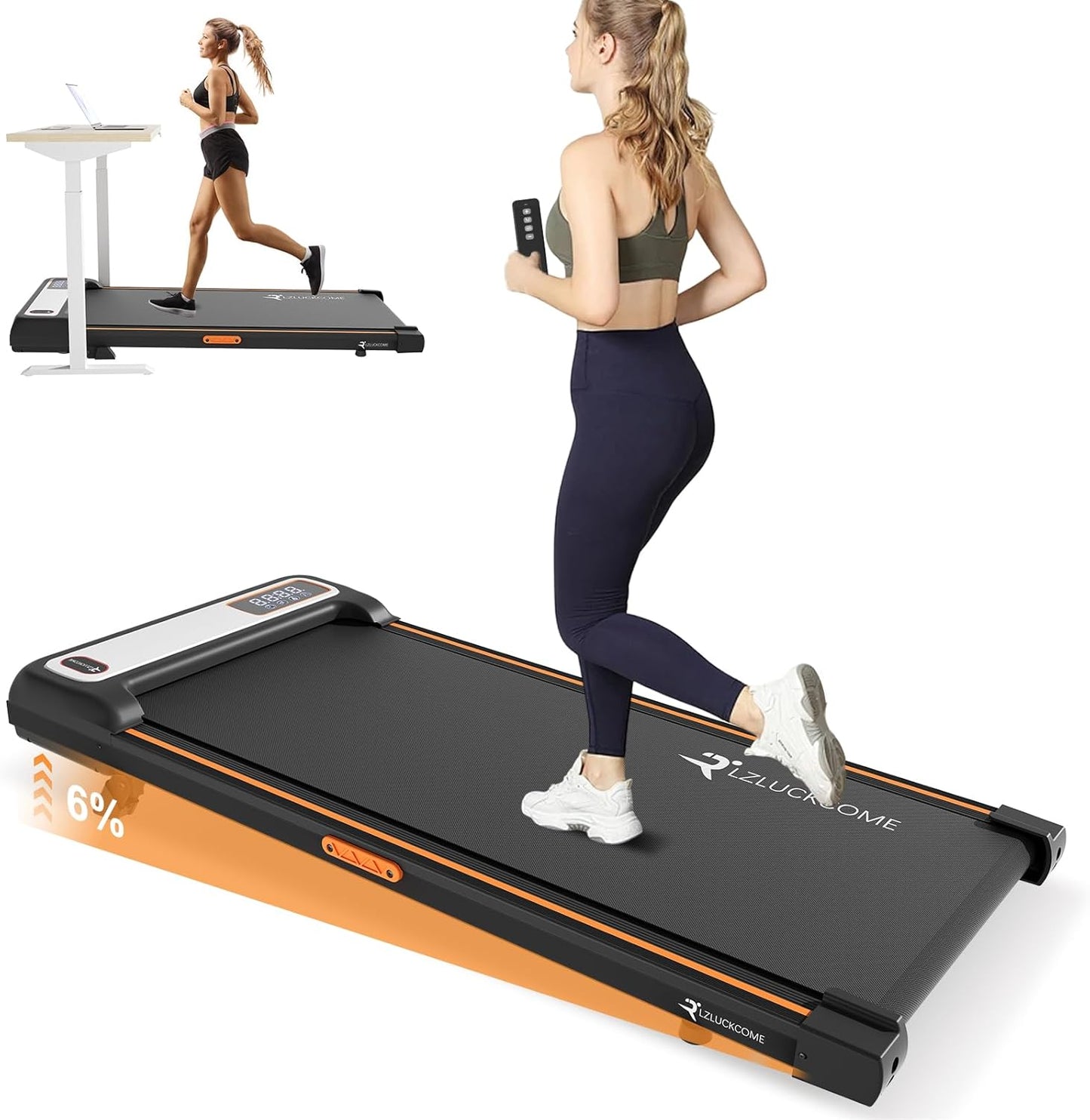 Compact Under Desk Treadmill: Quiet & Portable