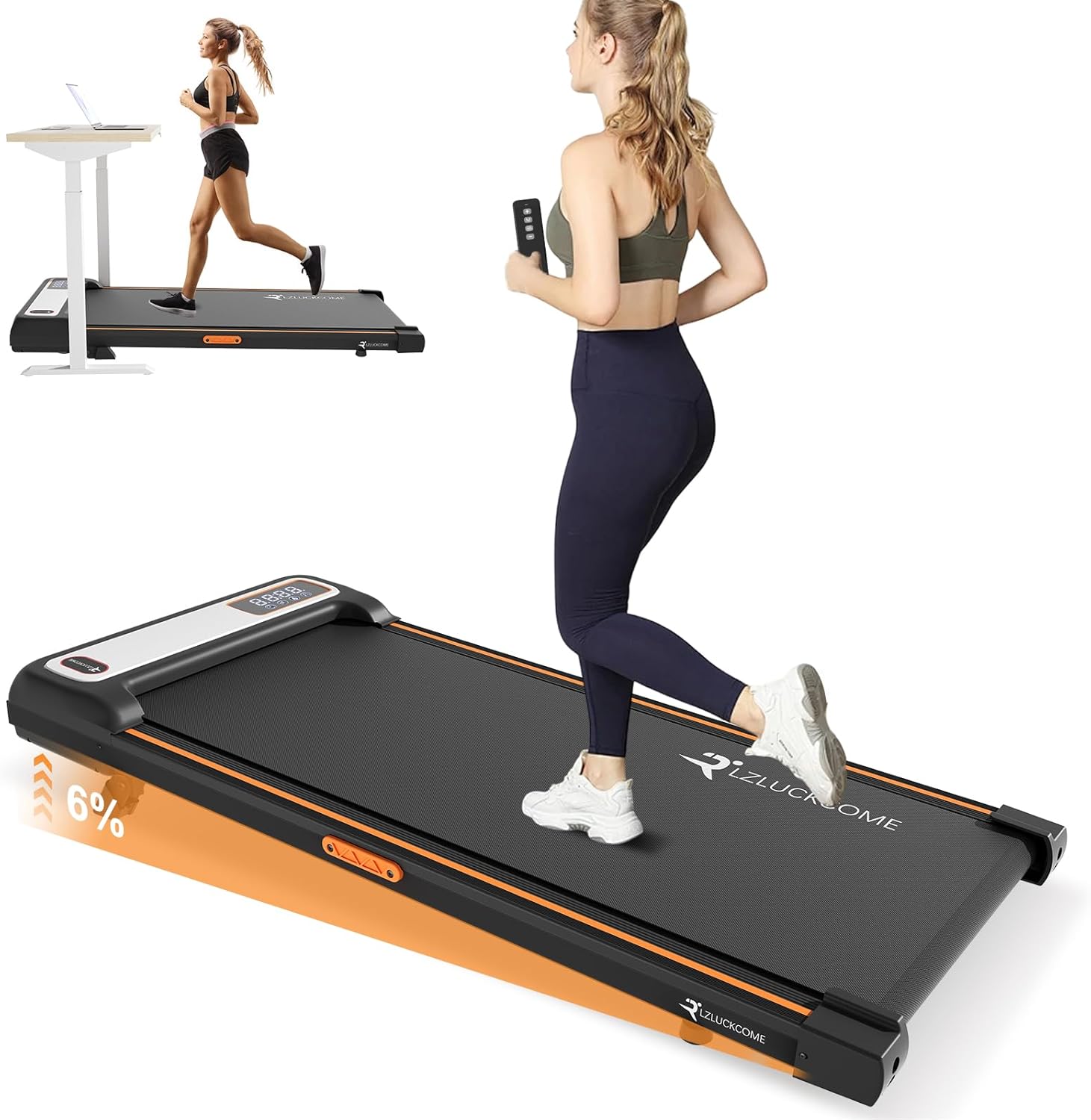 Compact Under Desk Treadmill: Quiet & Portable