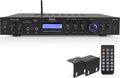 Pyle 5 Channel Rack Mount Bluetooth Amplifier Receiver - 2.1 Home