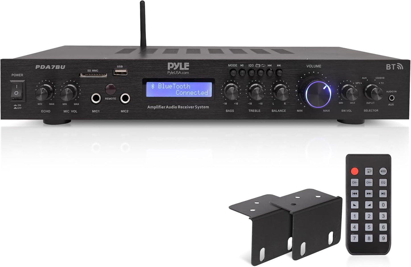 Pyle 5 Channel Rack Mount Bluetooth Amplifier Receiver Review