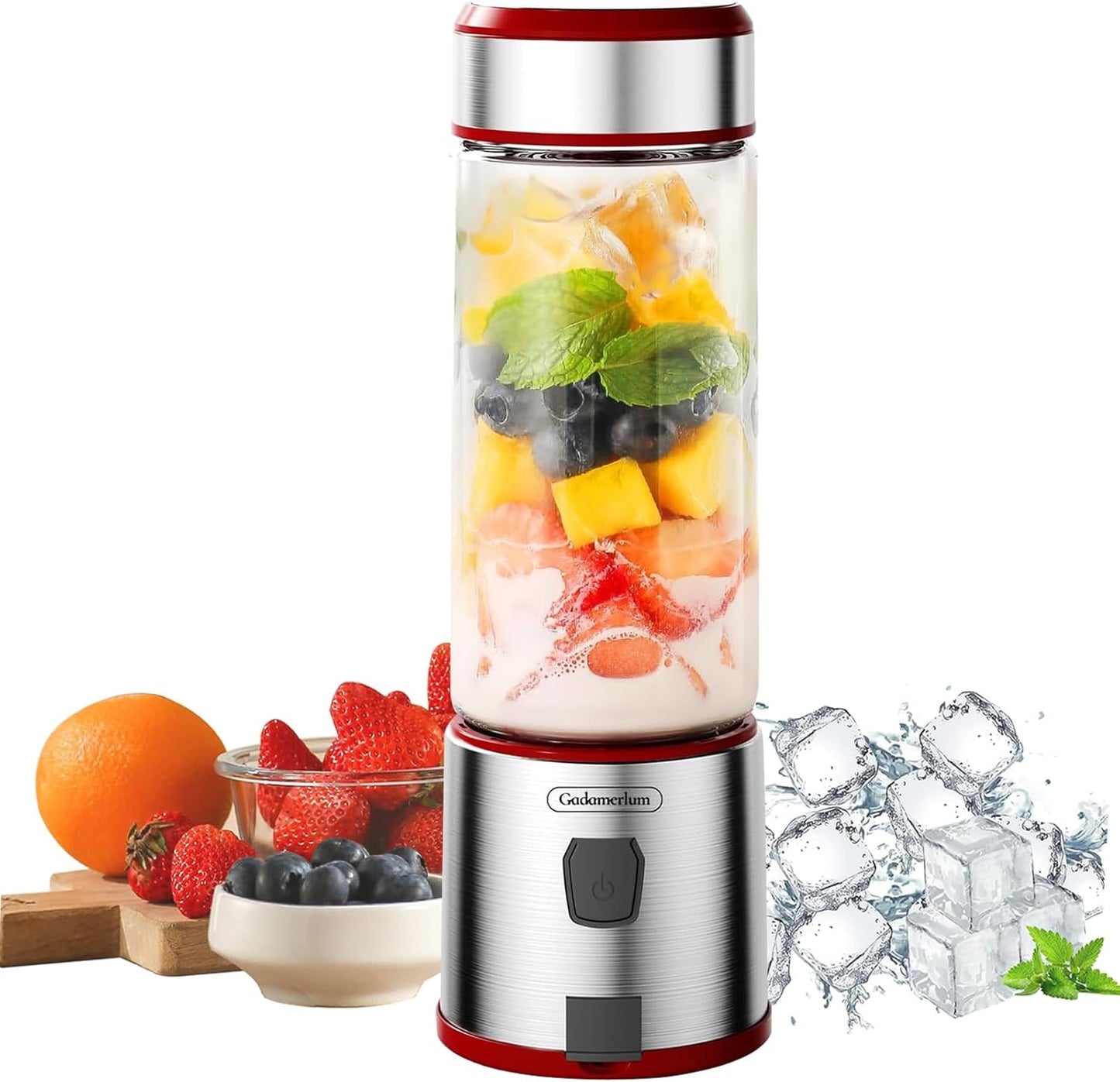 Cordless Glass Bottle Blender - Blend Anywhere!