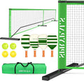 Pickleball Paddles Set of 2/4 with Net - Complete Portable Pickleball