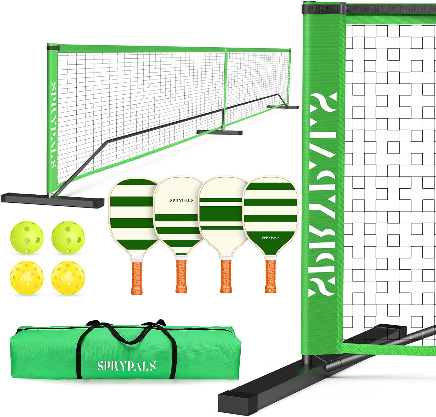 Pickleball Paddles Set of 2/4 with Carry Bag for All Levels