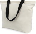 Canvas Tote Bags 12-Pack with Magnetic Snap - Reusable Grocery & DIY