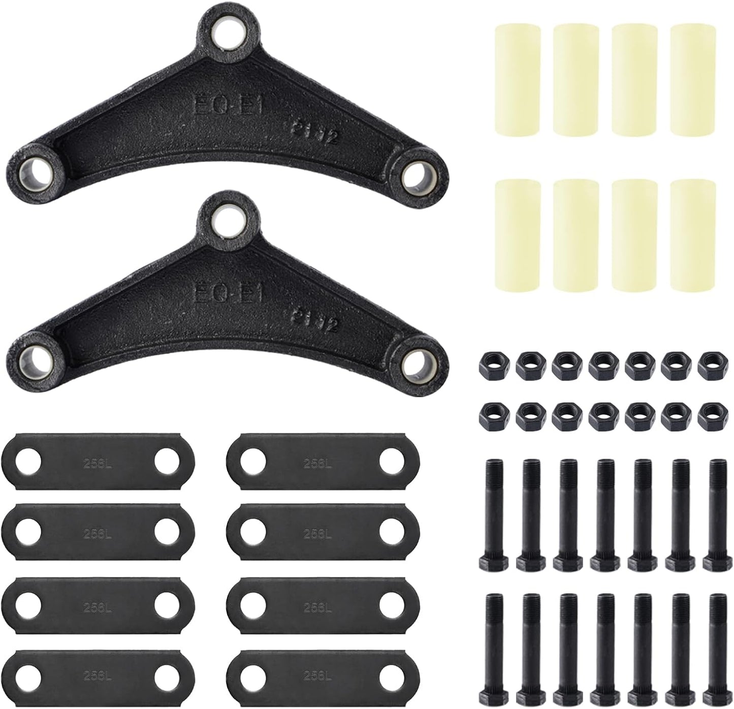 SPARKWHIZ Trailer Shackle Kit for Tandem Trailer Axles