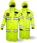 High Visibility Torrent Rain Jacket & Trench Coat - Class 3 Safety