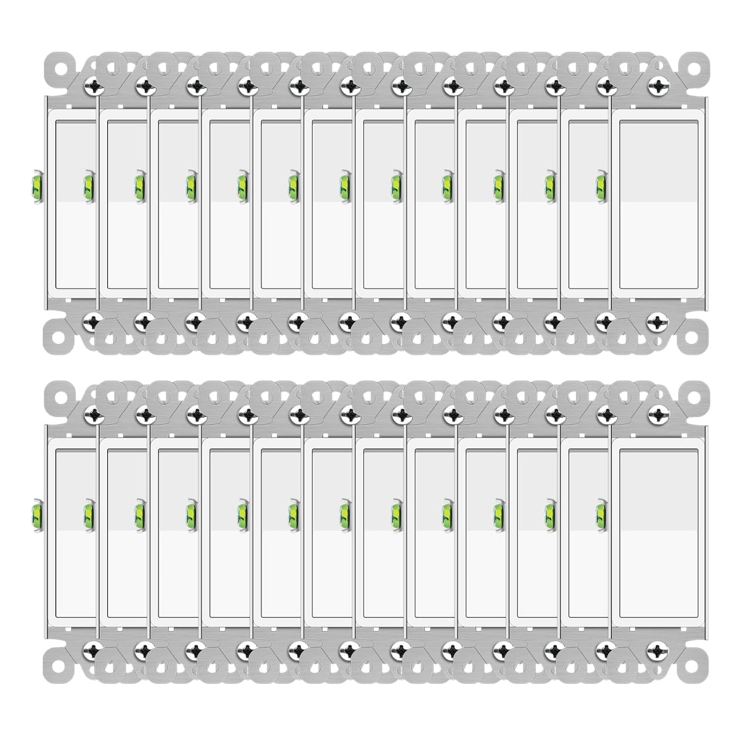 GreenCycle Three Way Switch White - 24 Pack Rocker Switches