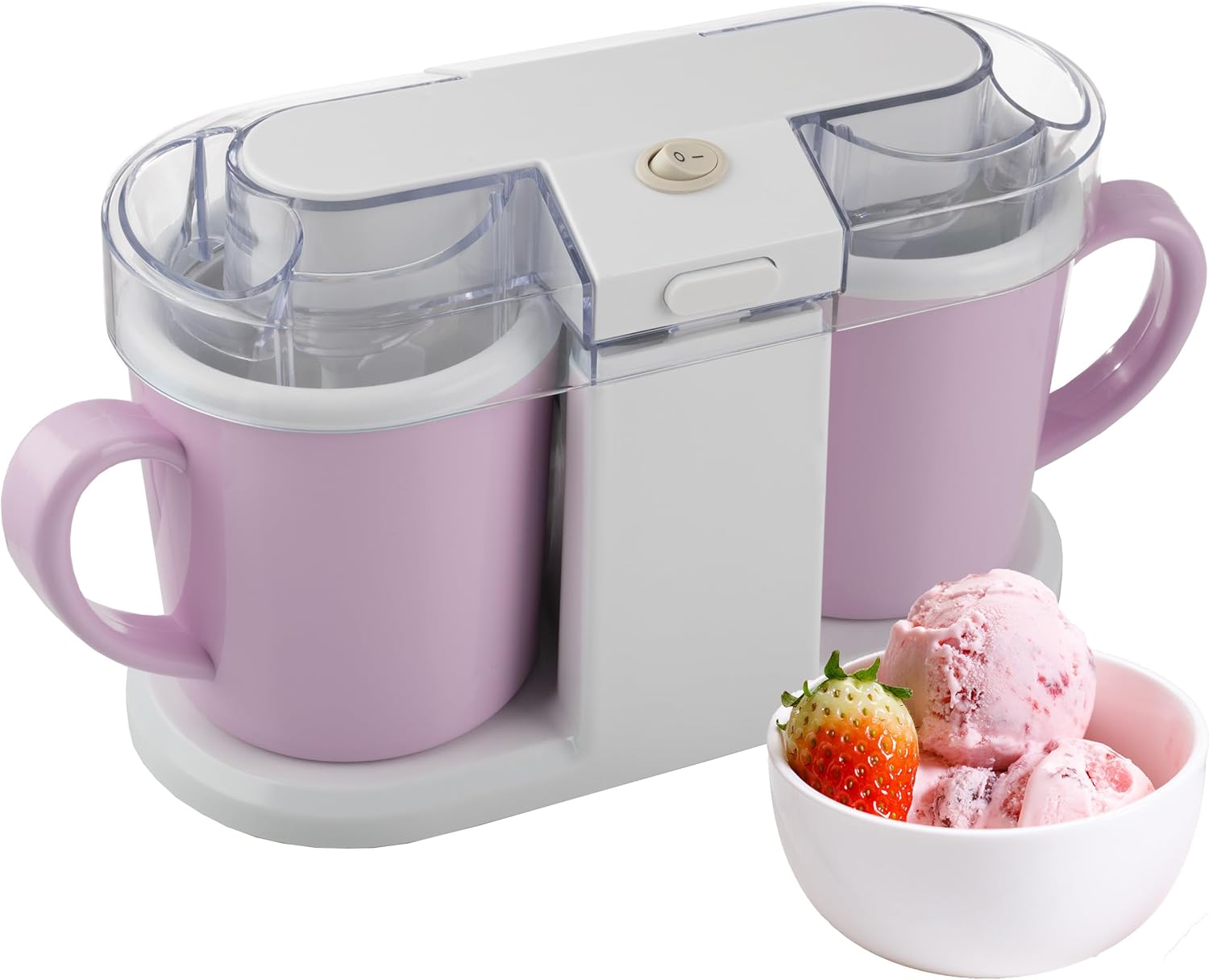 2QT Ice Cream Maker - Homemade Delights in Pink!