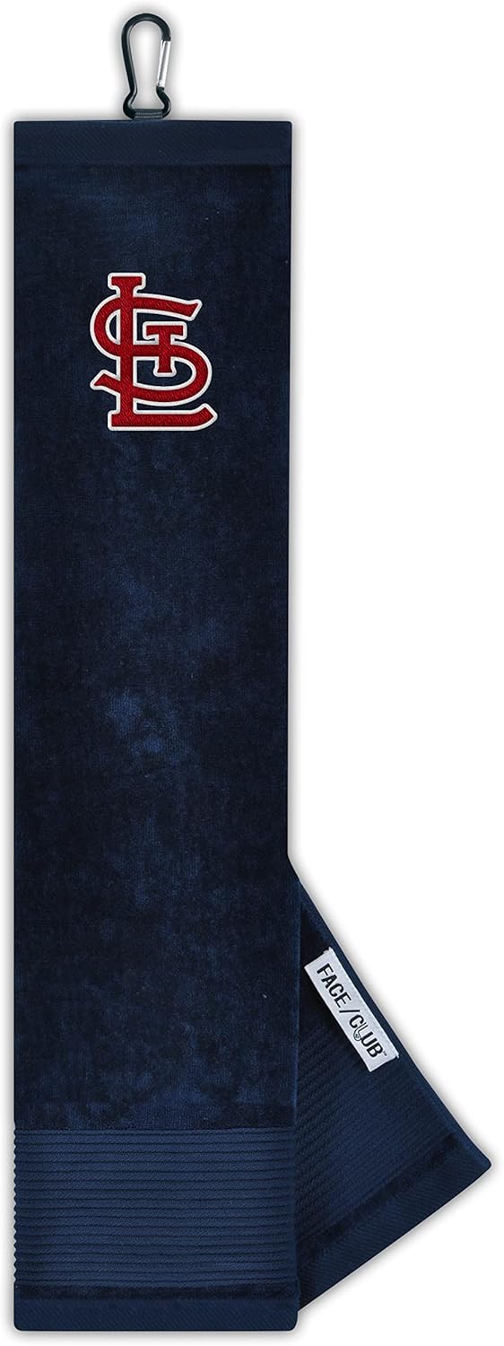Team Effort MLB Face/Club Tri-Fold Towel for Golf Enthusiasts