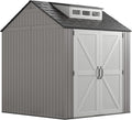 Rubbermaid Resin Outdoor Storage Shed 7 x 7 ft - Weather Resistant