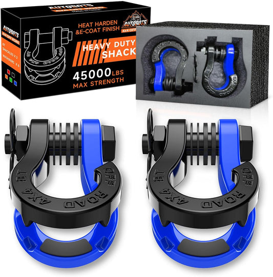 AUTOBOTS Tigertooth D Ring Shackles for Heavy Duty Recovery