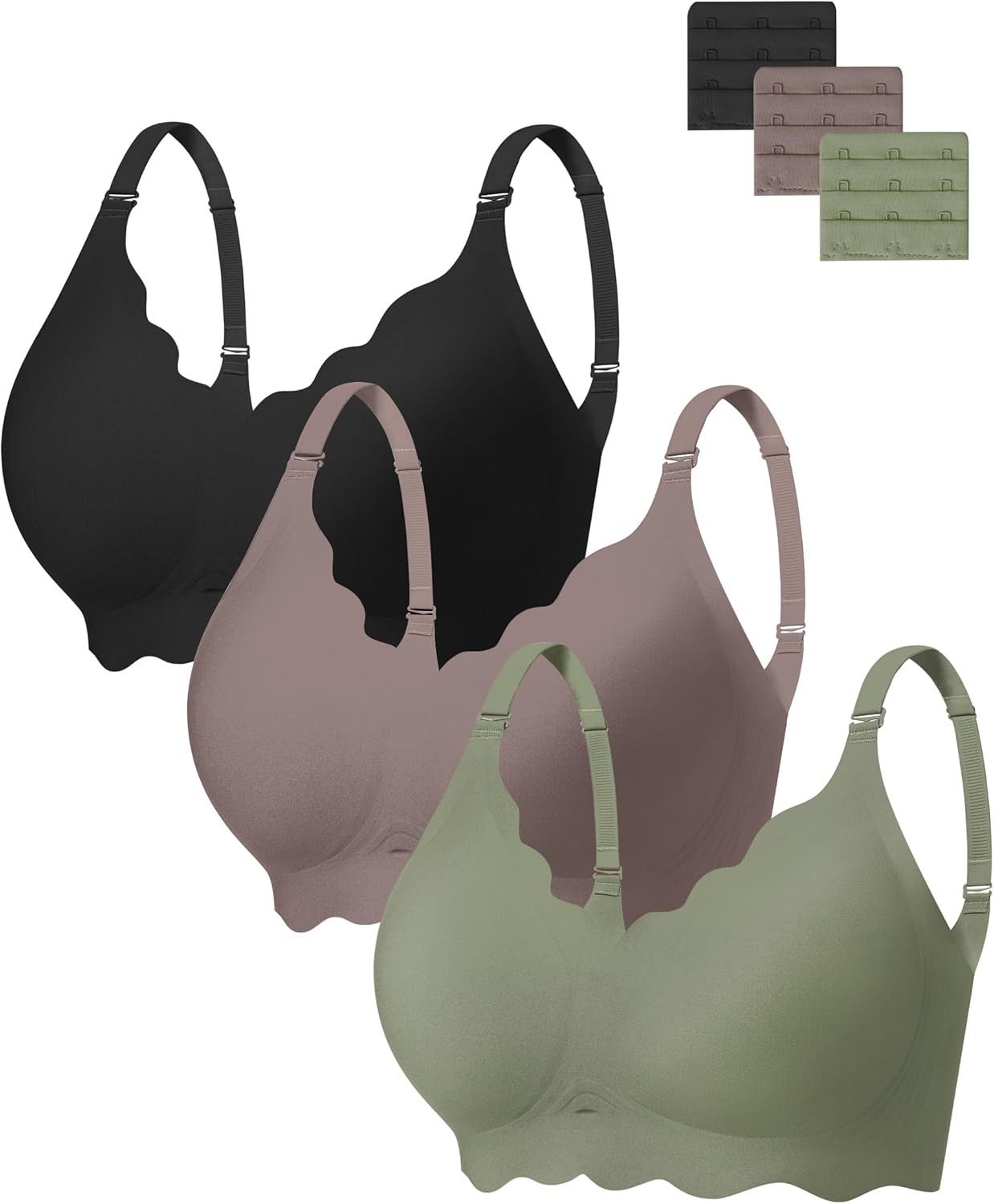 Seamless Bras for Women: Soft Jelly Push Up Wireless Comfort