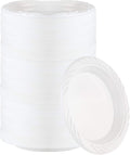 PLASTICPRO 6 in White Disposable Dessert Plates 800 Pack - Reliable