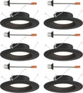 Adjustable LED Recessed Ceiling Lights Pack of 6 for Modern Ambiance