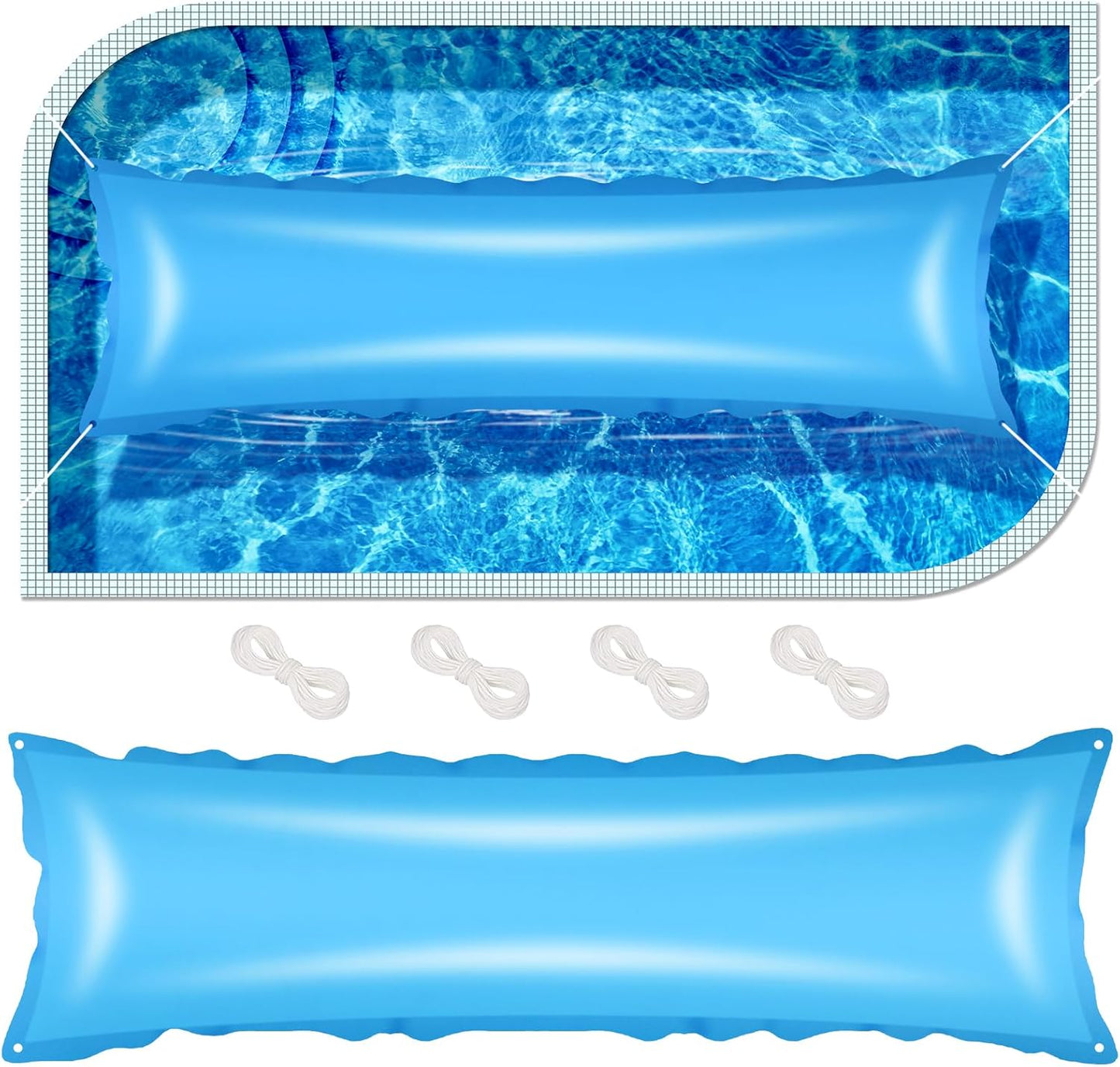 4x15 Ft Pool Pillow for Above Ground Pools - Winter Protection
