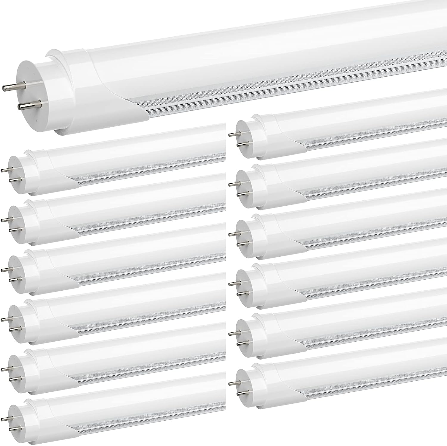 JESLED T8 4FT LED Tube Light Bulbs for Bright Garage Lighting