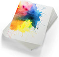 Watercolor Paper Sheets Pack 300 - Cold Press 230 GSM for Practice