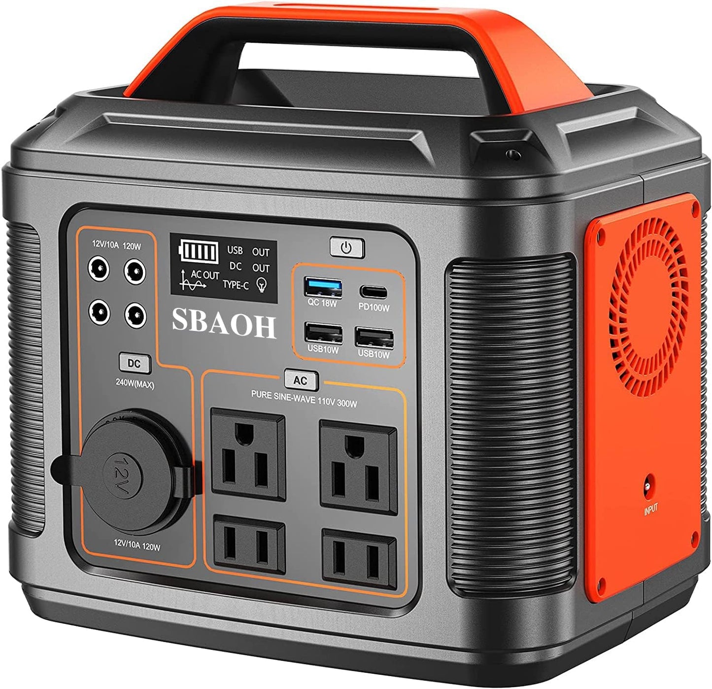 300W Portable Solar Generator: Power On-The-Go!