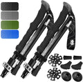 Foldable Hiking Poles with Cork & EVA Grips - Compact, Adjustable