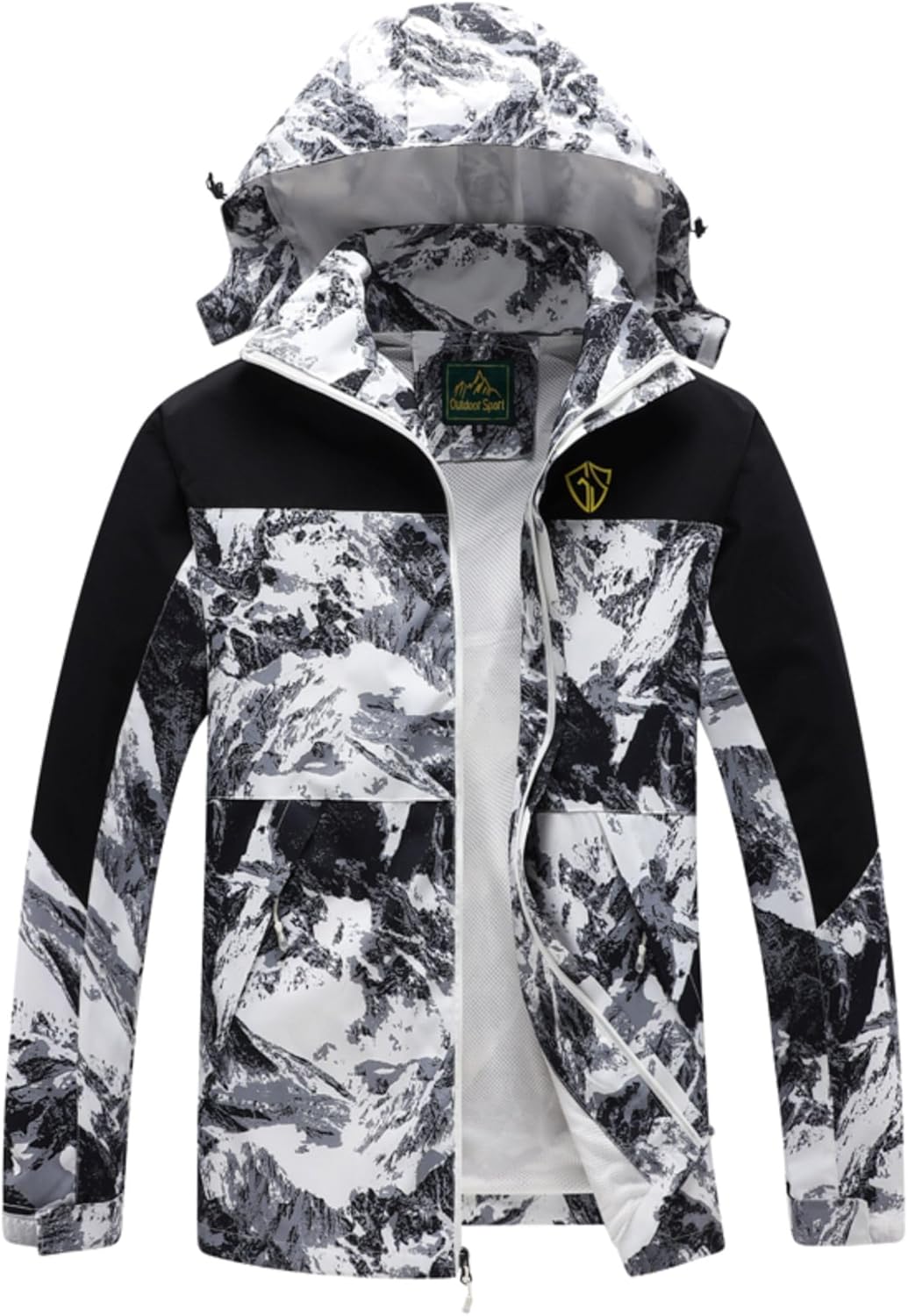 GIISAM Rain Jacket for Men: Lightweight Waterproof Windbreaker