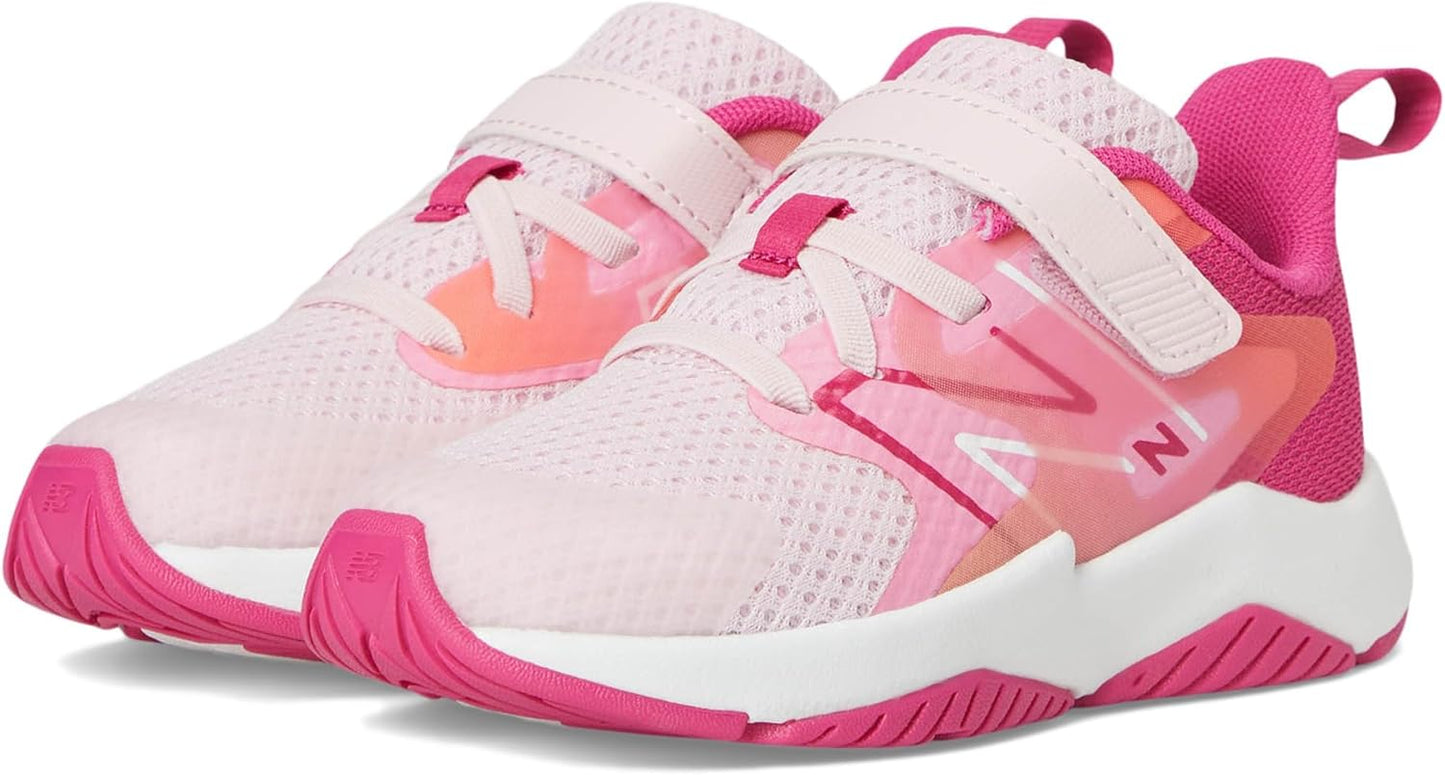 New Balance Baby-Girls Rave Run V2 Bungee - Lightweight Comfort