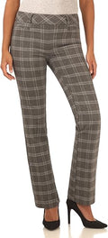 Womens Barely Bootcut Stretch Pants - Comfortable Pull-On Fit