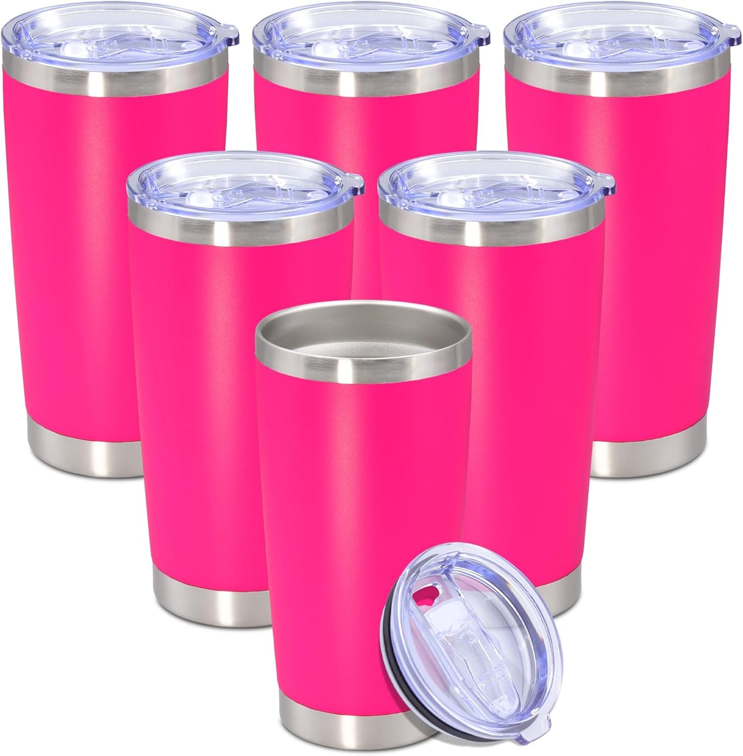 20 oz Tumbler with Lid - Double Wall Insulated Travel Mug