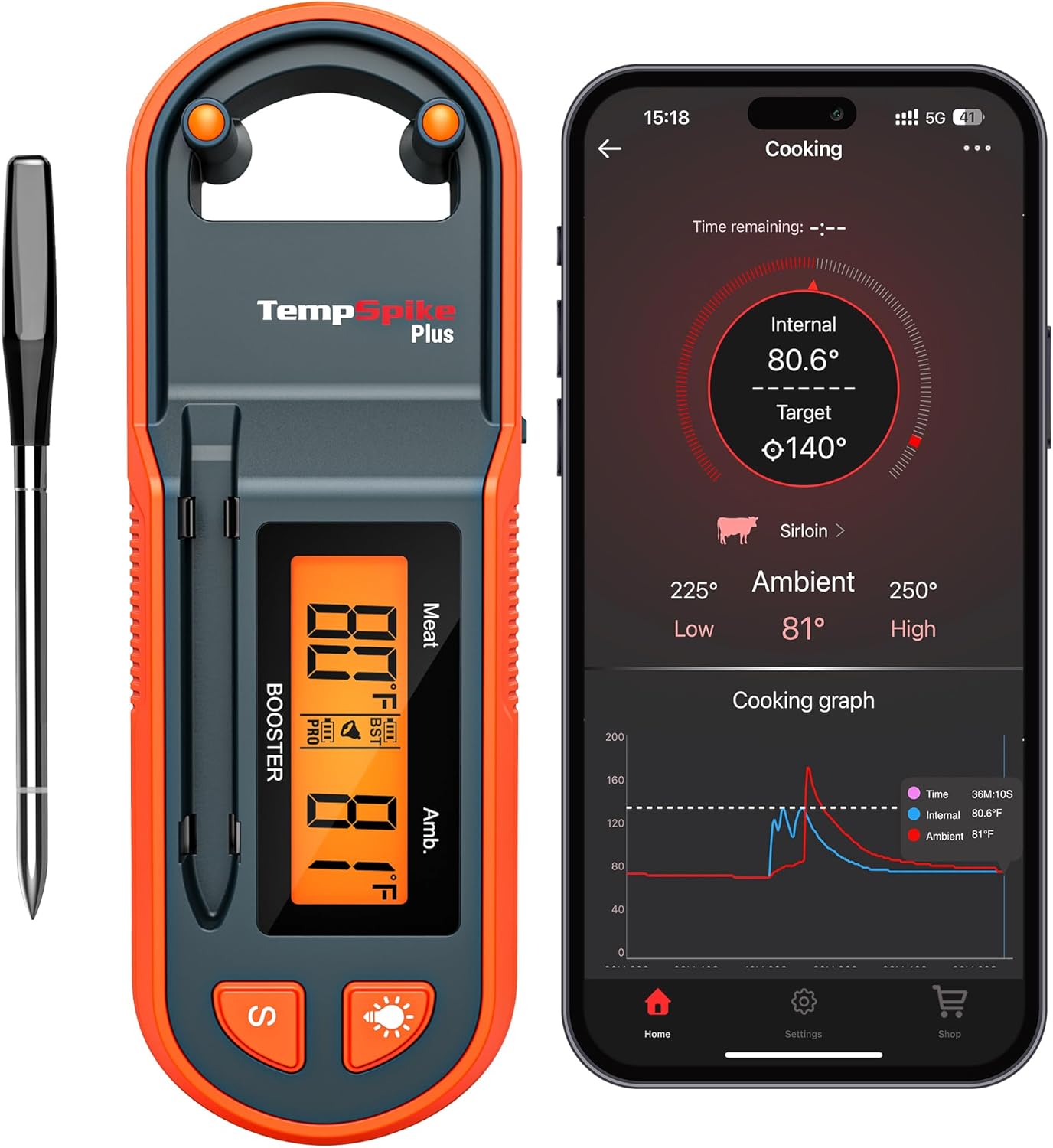 Thermopro TempSpike Wireless Meat Thermometer for BBQ Lovers